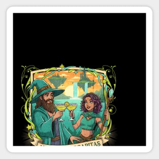 Magic and Margaritas Good Times Fantasy Magnet